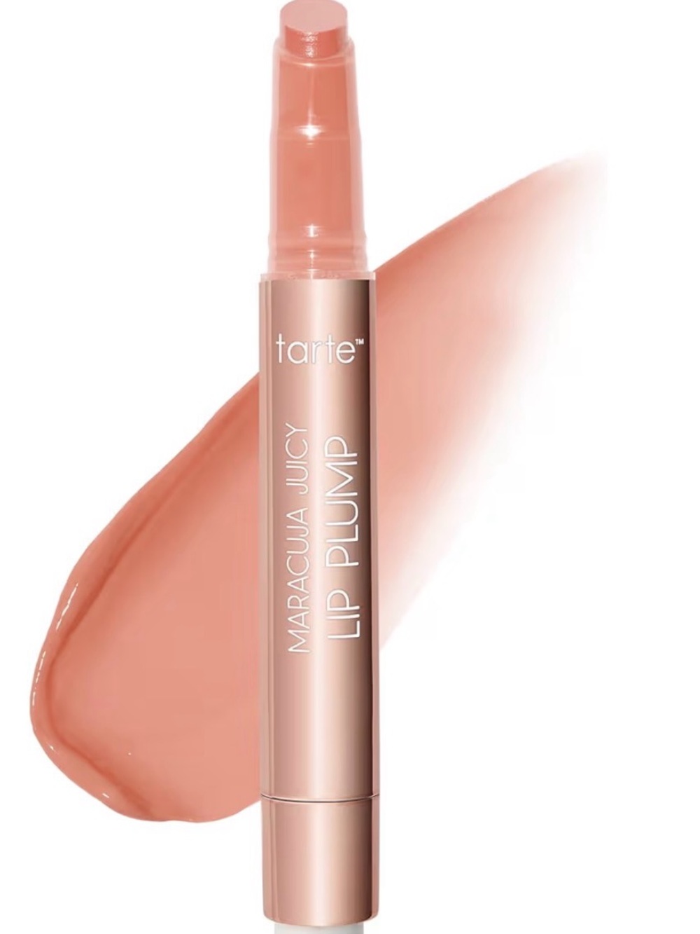 tarte Maracuja Juicy Lip Plump w/Charm - White Peach - Picture 3 of 7